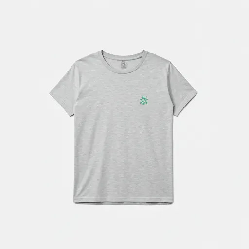 Camiseta gris con logo